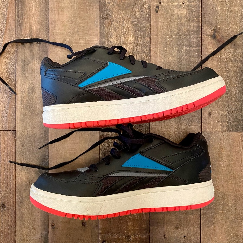 Reebok platform sneakers.